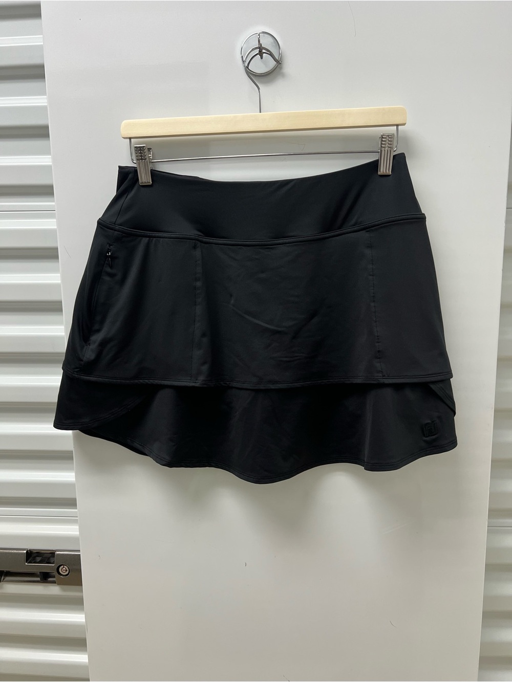 FootJoy Women's Black Tiered Golf Skort